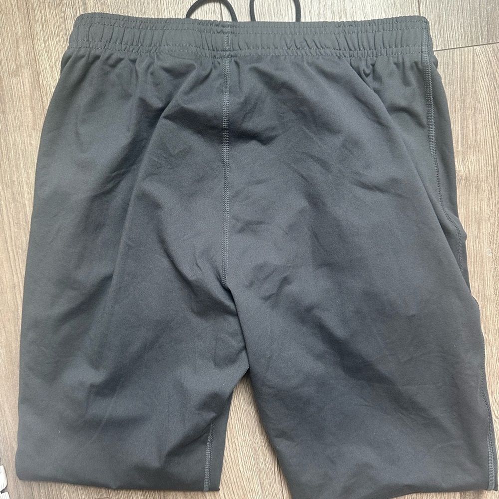 Nike Dri Fit Women's Charcoal Track Joggers with White Swoosh - Picture 10 of 13